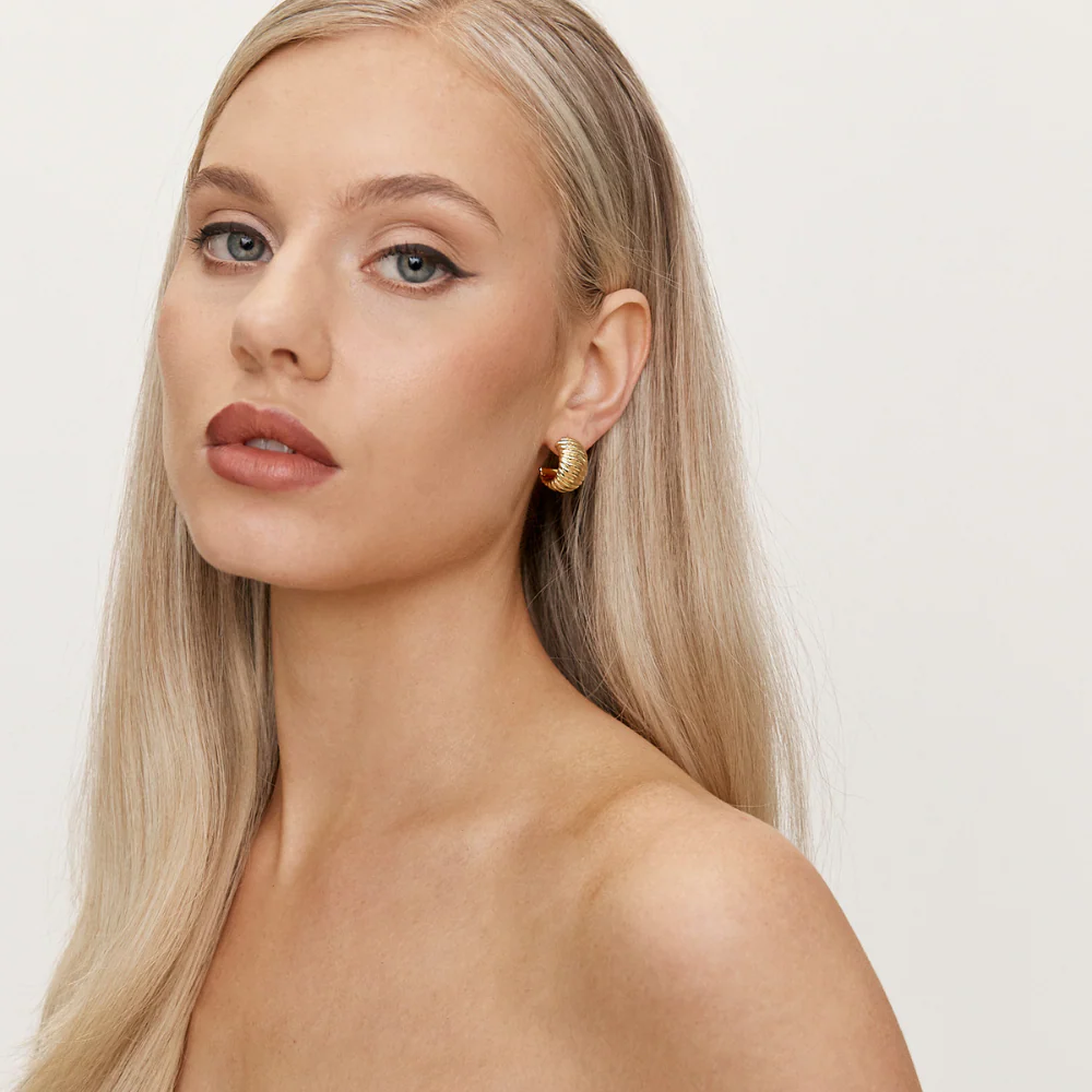 Avery Hoops - Gold - Image 2
