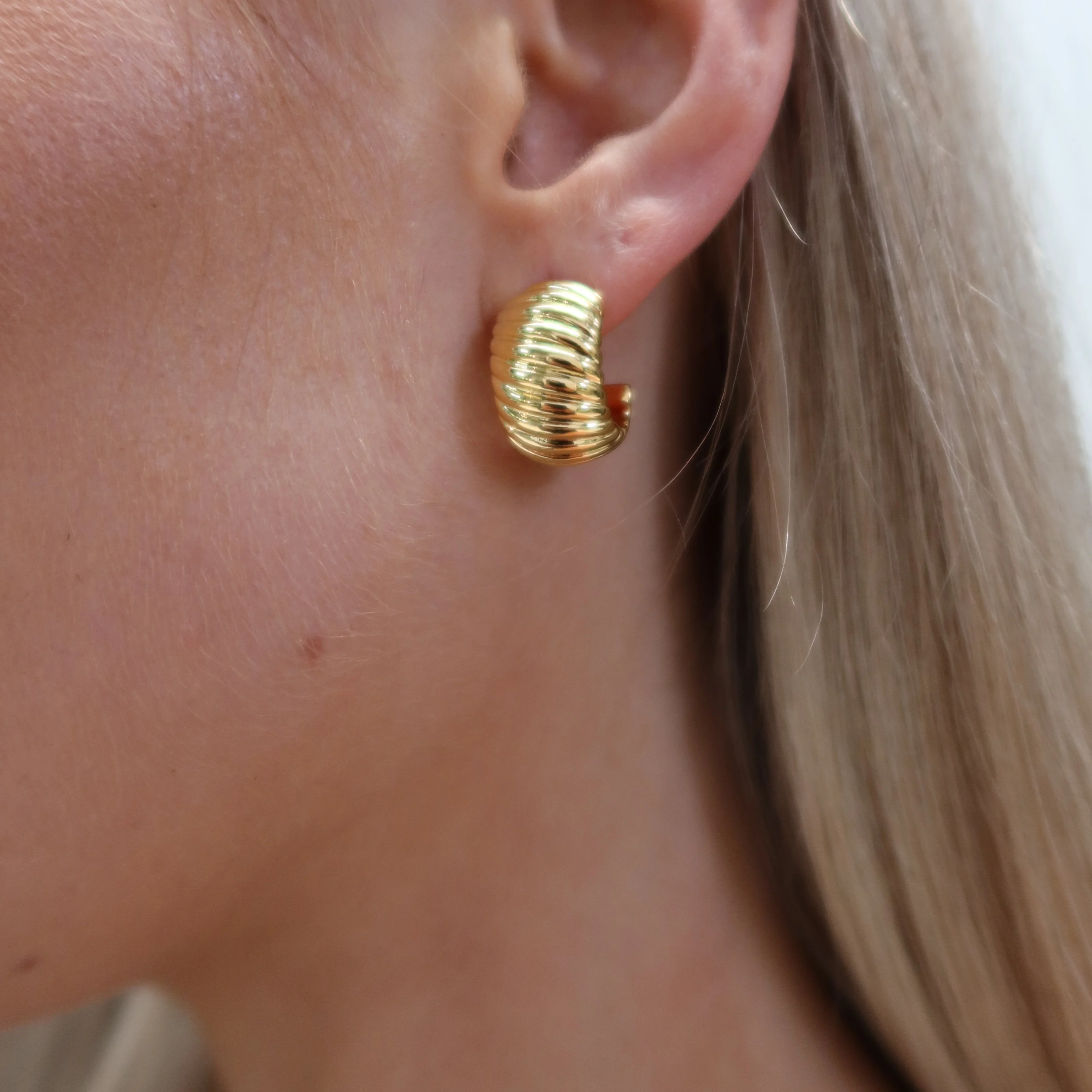 Avery Hoops - Gold - Image 3