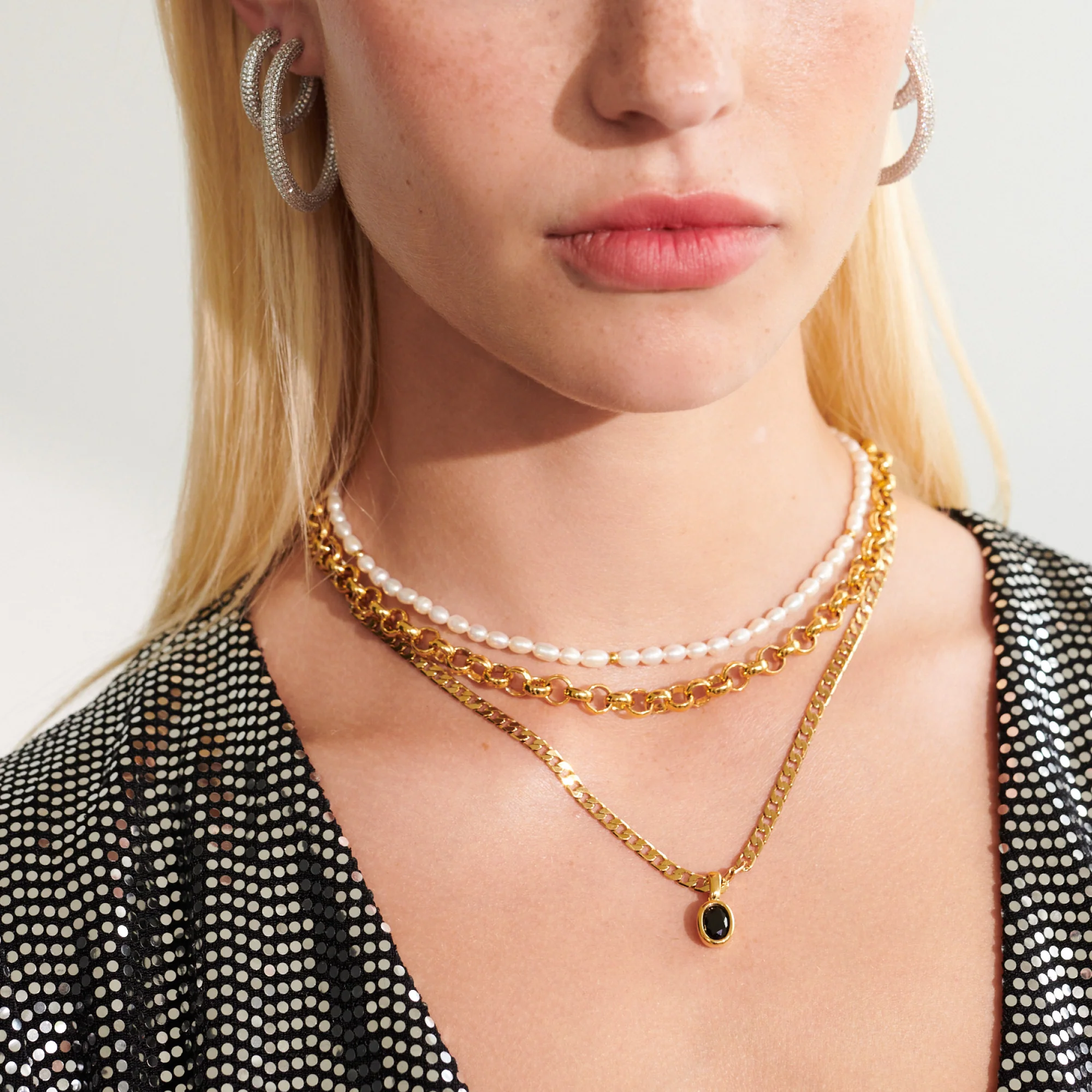 Bella Necklace - Onyx - Image 3