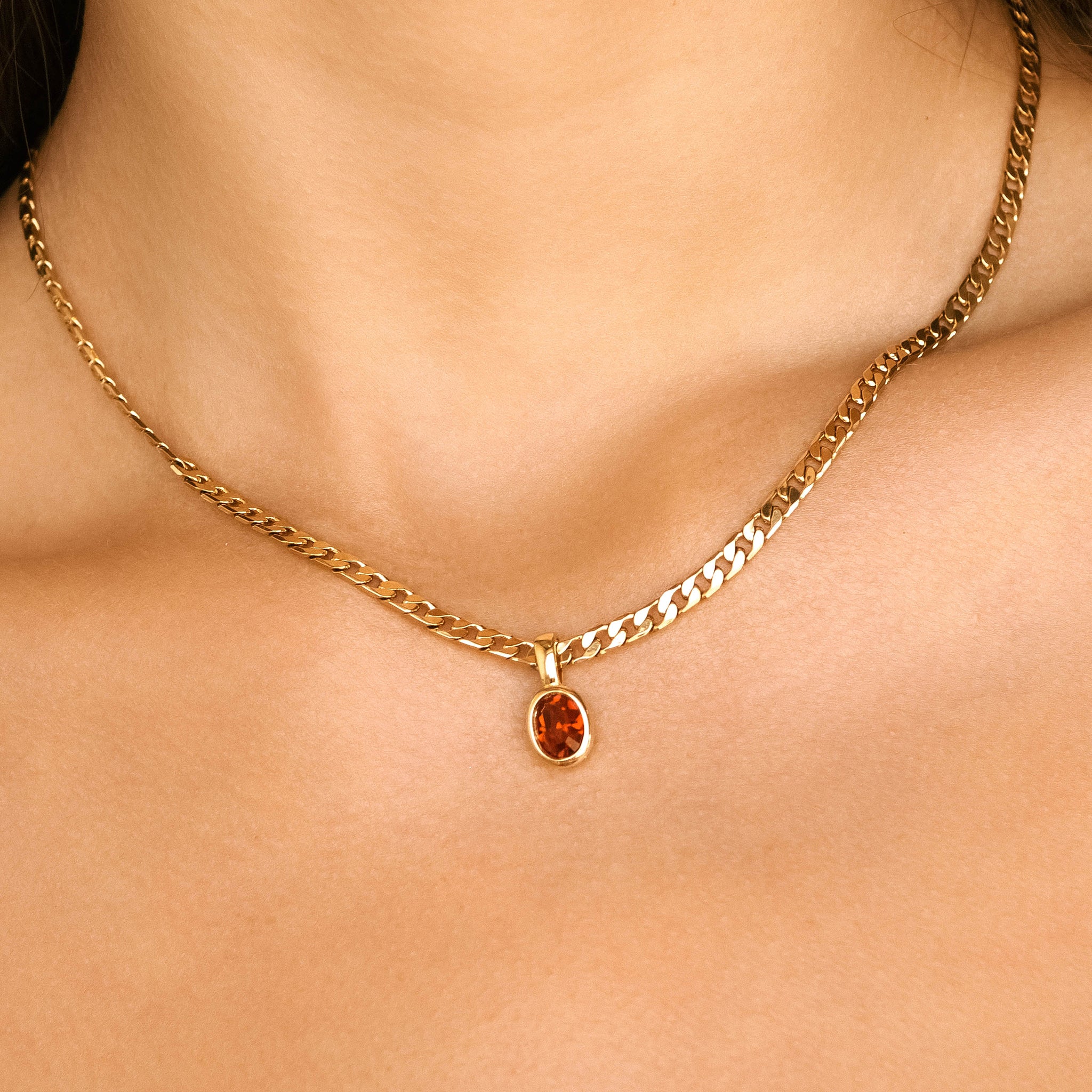 Bella Necklace - Ruby Red - Image 5