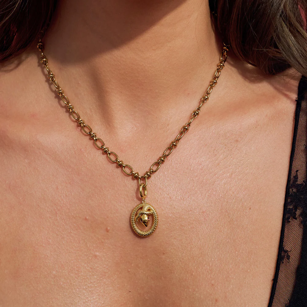 Charm Necklace - Snake - Image 2