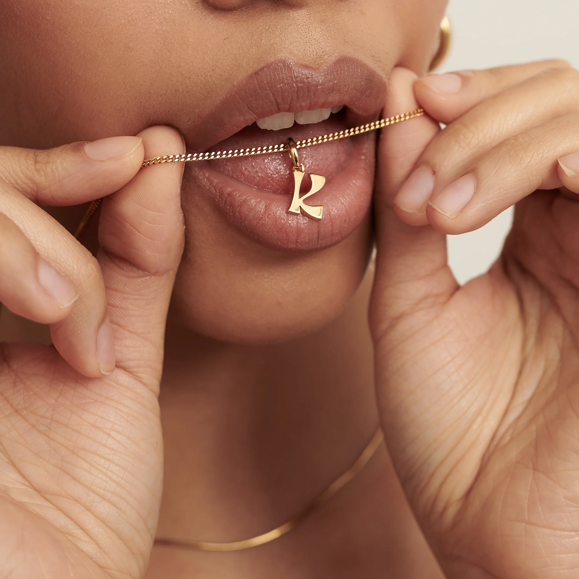 Initial Letter Necklace - Image 2