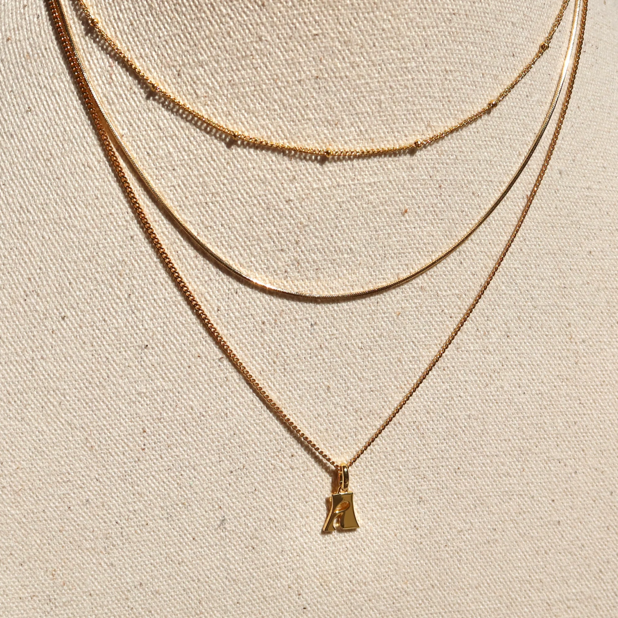 Initial Letter Necklace - Image 3
