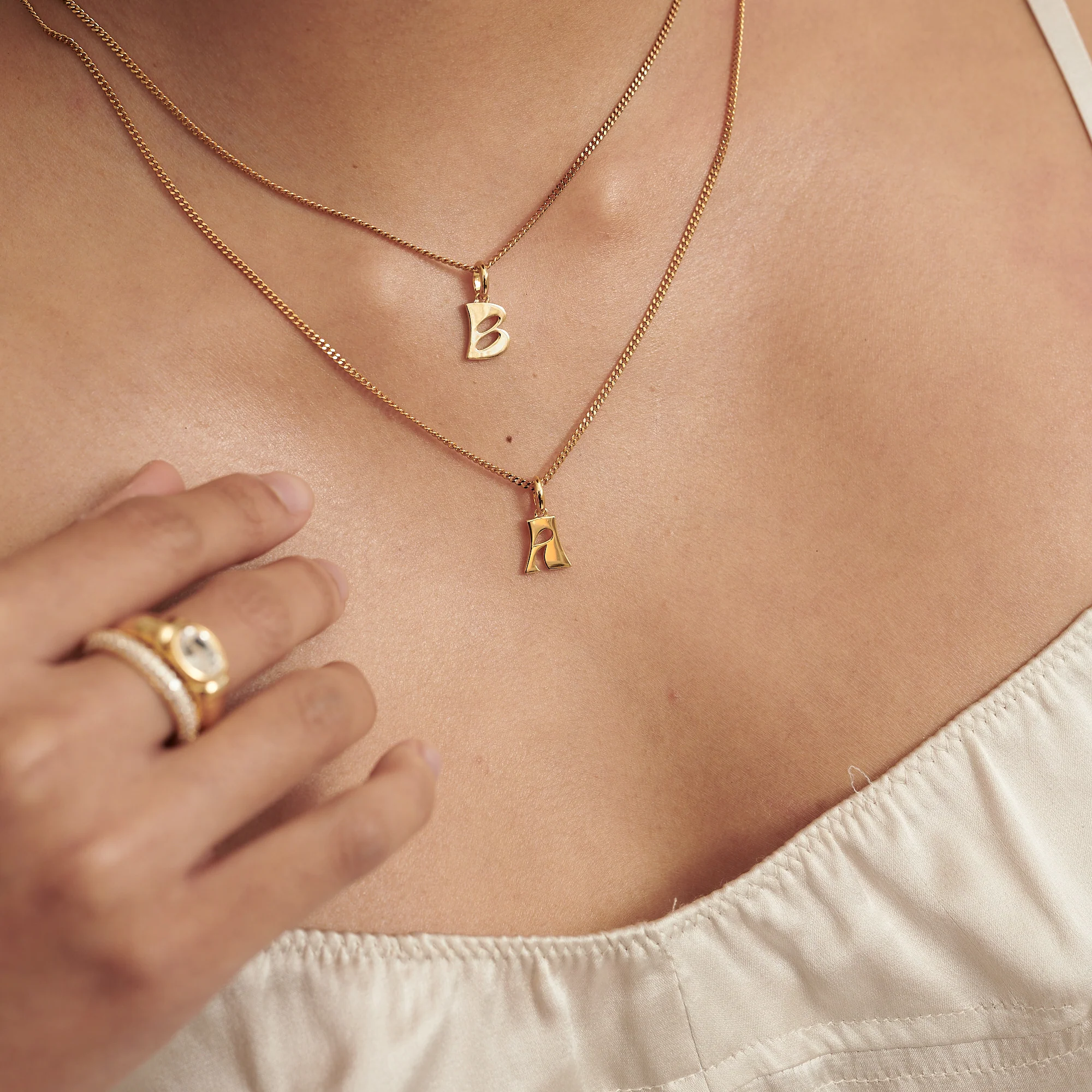 Initial Letter Necklace - Image 4