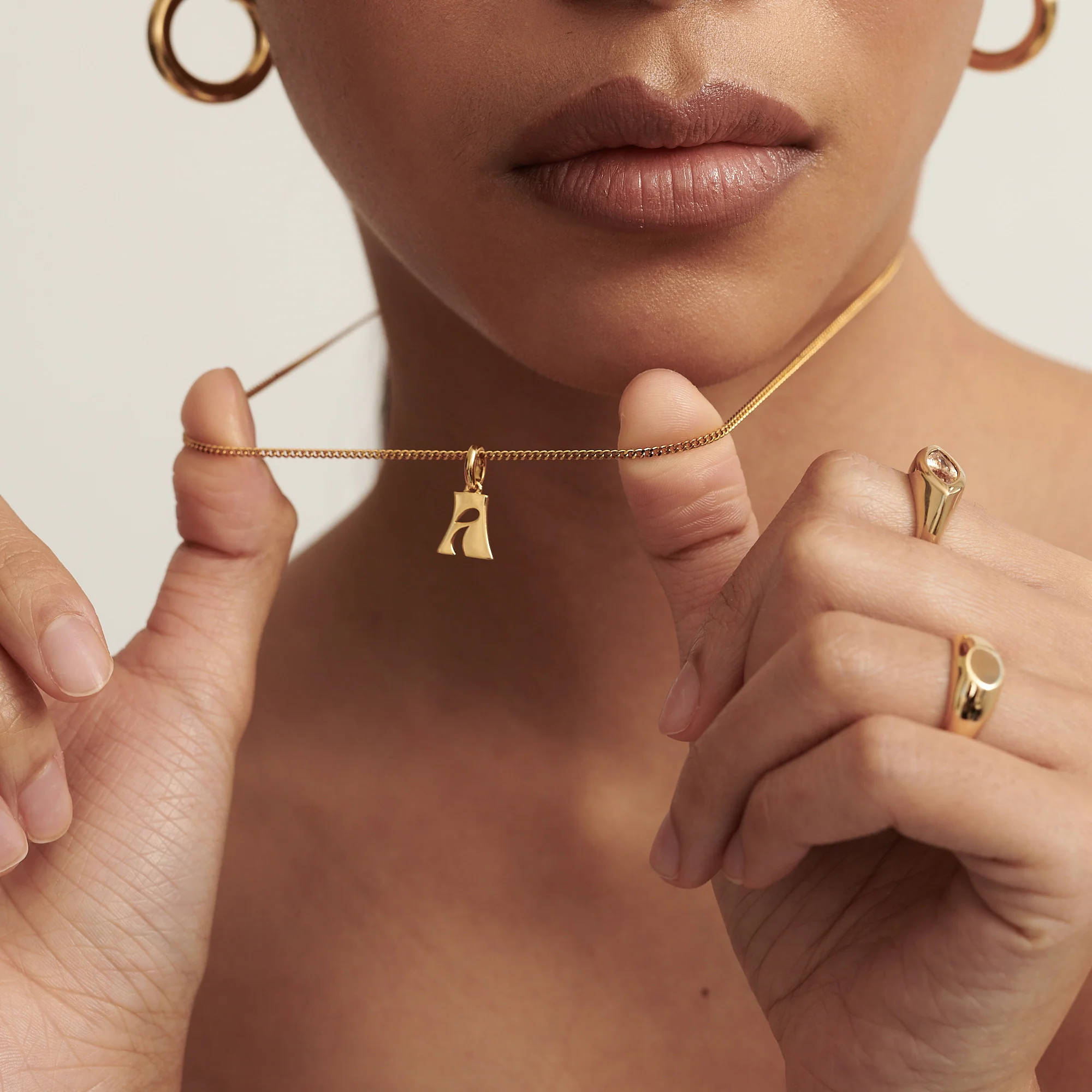 Initial Letter Necklace - Image 6