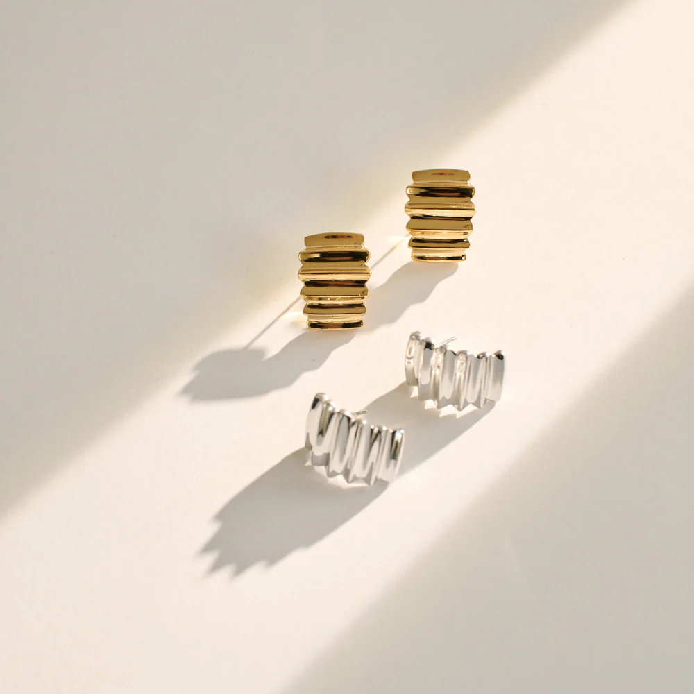 Mia Earrings - Gold - Image 7