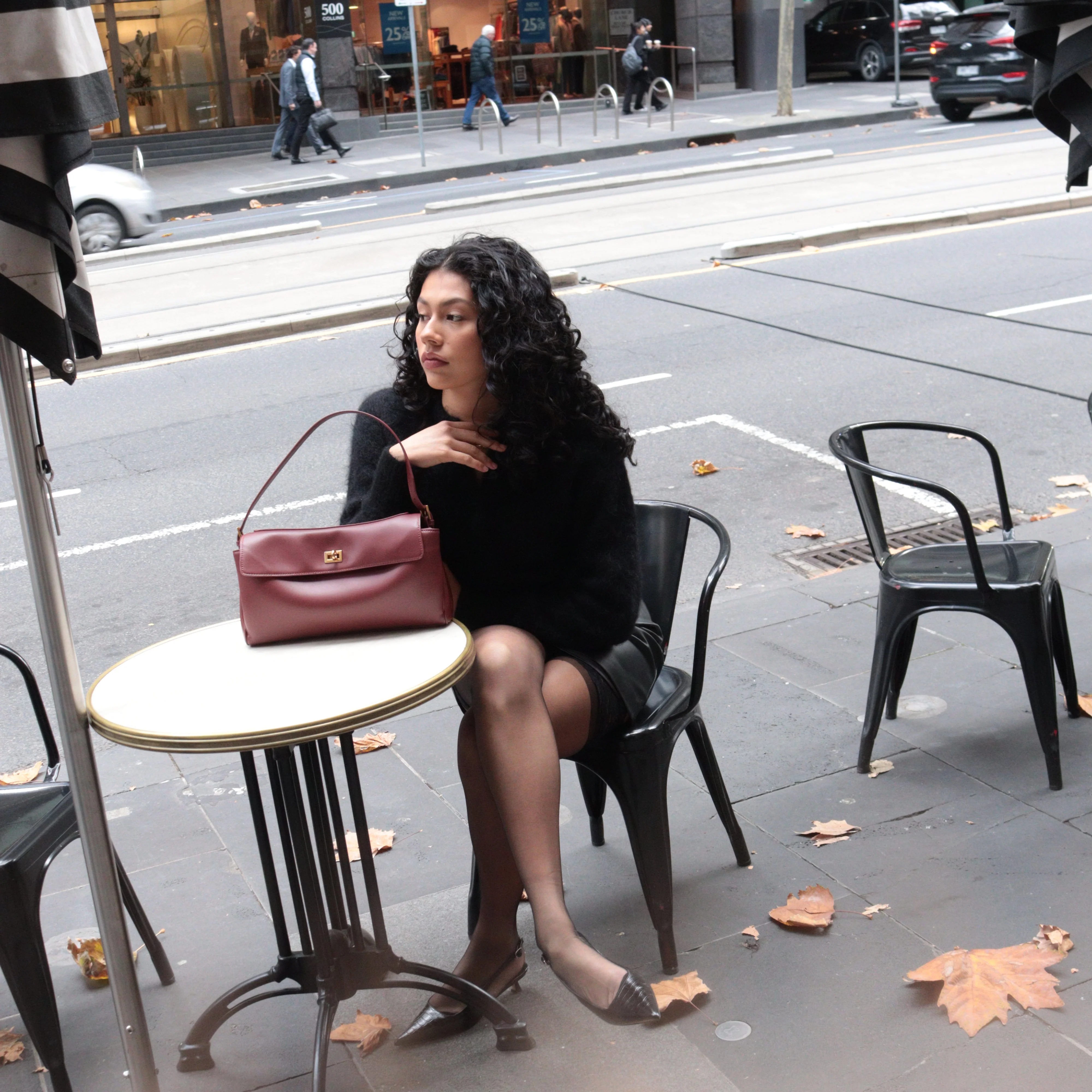 Valentina Bag - Burgundy - Image 8