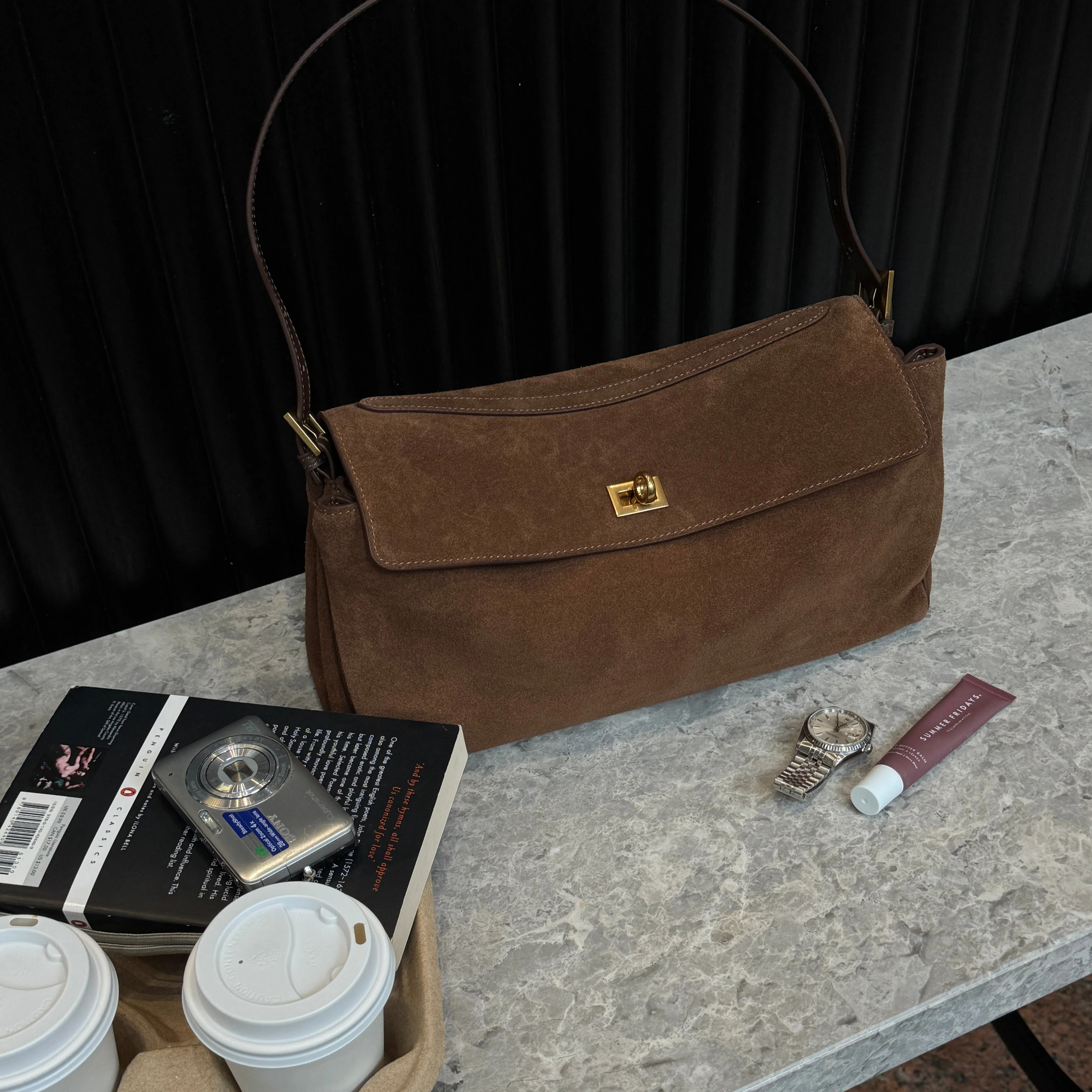 Valentina Bag - Suede - Image 8
