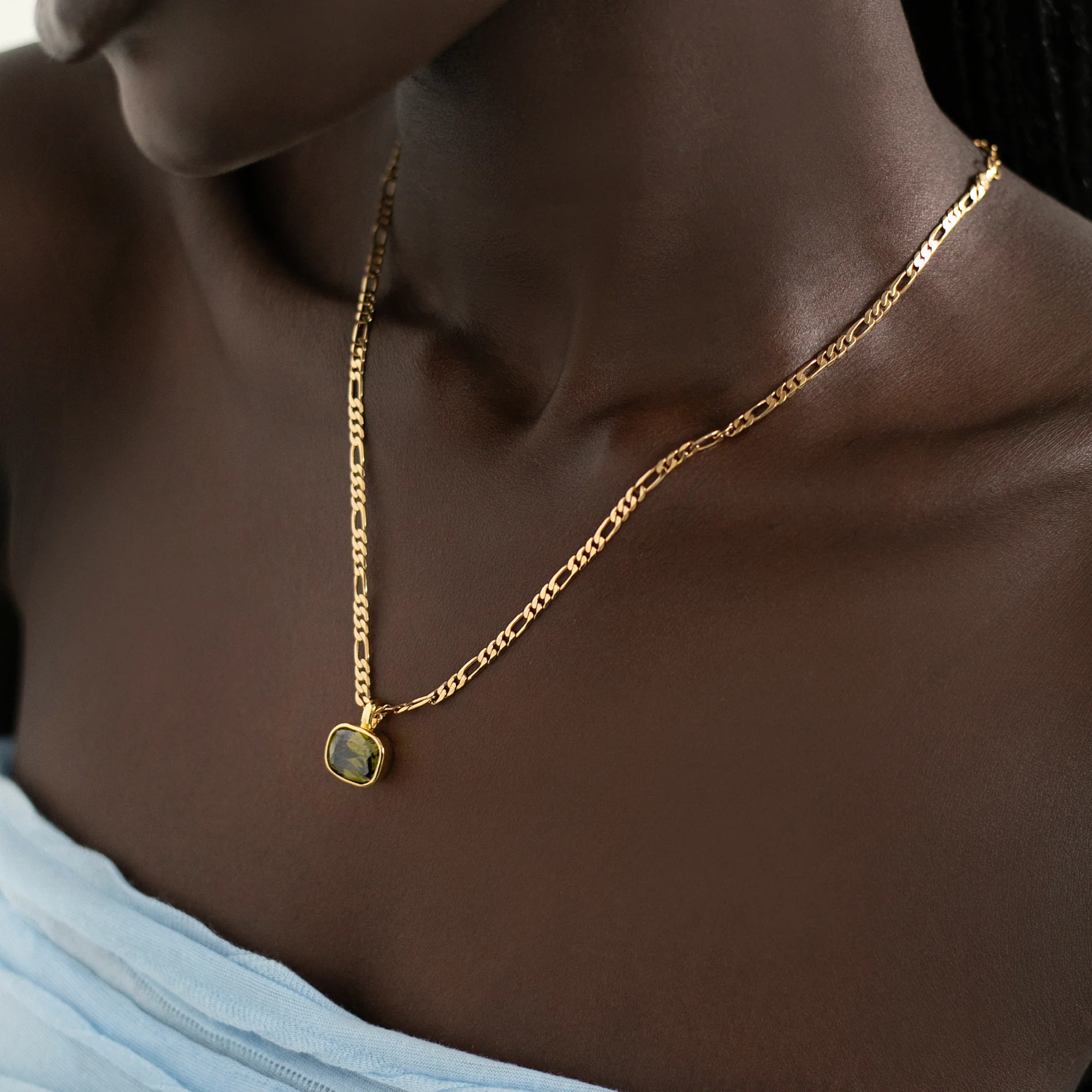 Zephyr Necklace - Olivine - Image 4